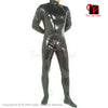 Latex catsuit with vaccuum mask, integrated socks, gloves and hood