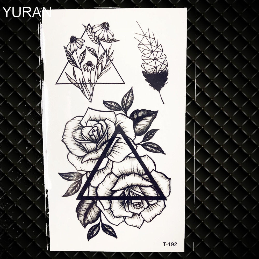 Temporary tattoos Women or Men SMALL assorted selection No. 2