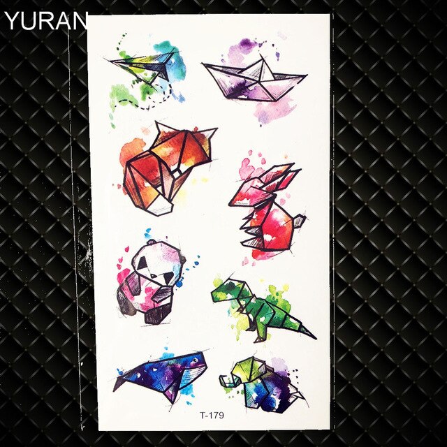 Temporary tattoos Women or Men SMALL assorted selection No. 2