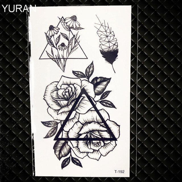 Temporary tattoos Women or Men SMALL assorted selection No. 2