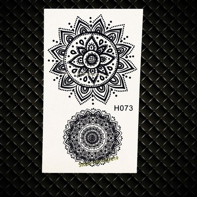 Temporary tattoos Women or Men SMALL assorted selection No. 2