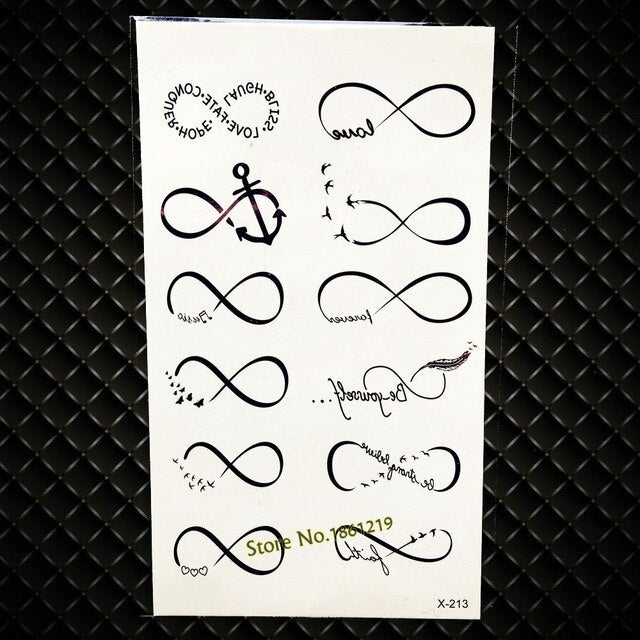 Temporary tattoos Women or Men SMALL assorted selection No. 2