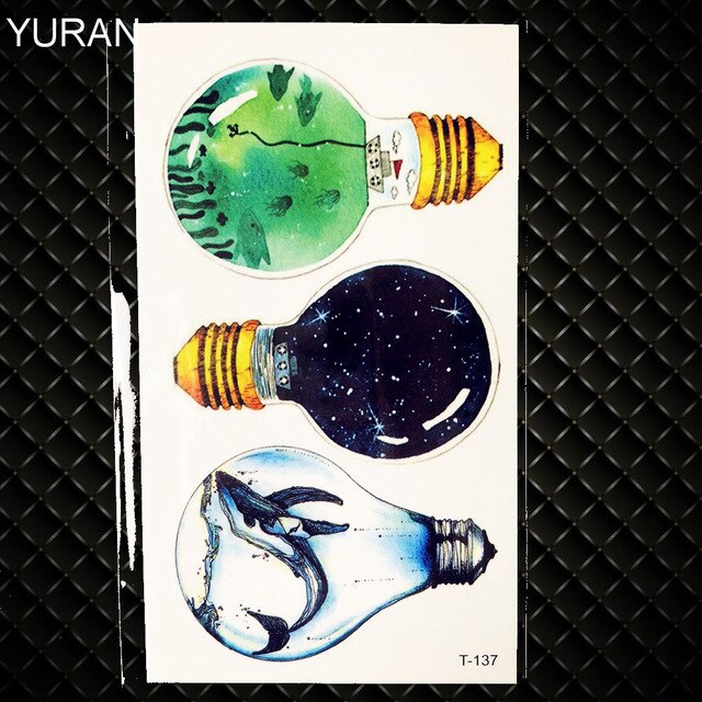 Temporary tattoos Women or Men SMALL assorted selection No. 2
