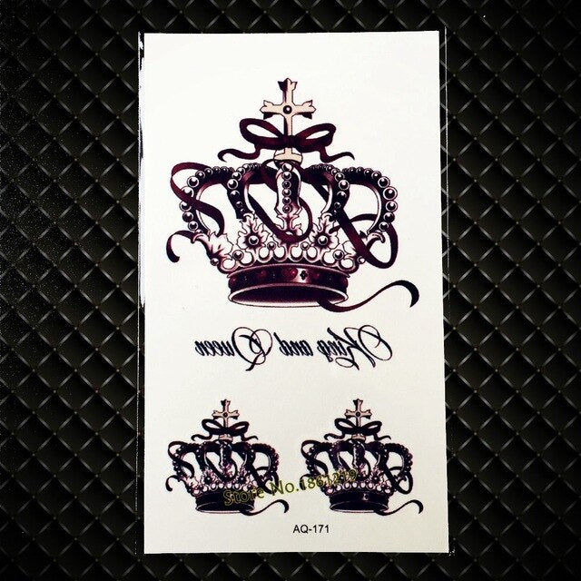 Temporary tattoos Women or Men SMALL assorted selection No. 2