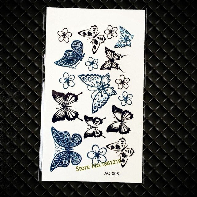Temporary tattoos Women or Men SMALL assorted selection No. 2