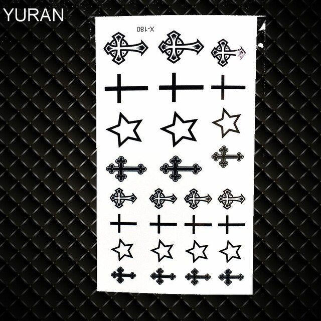 Temporary tattoos Women or Men SMALL assorted selection No. 2