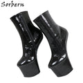Sorbern Hoof Heel ankle boots for women BDSM & Pony Play