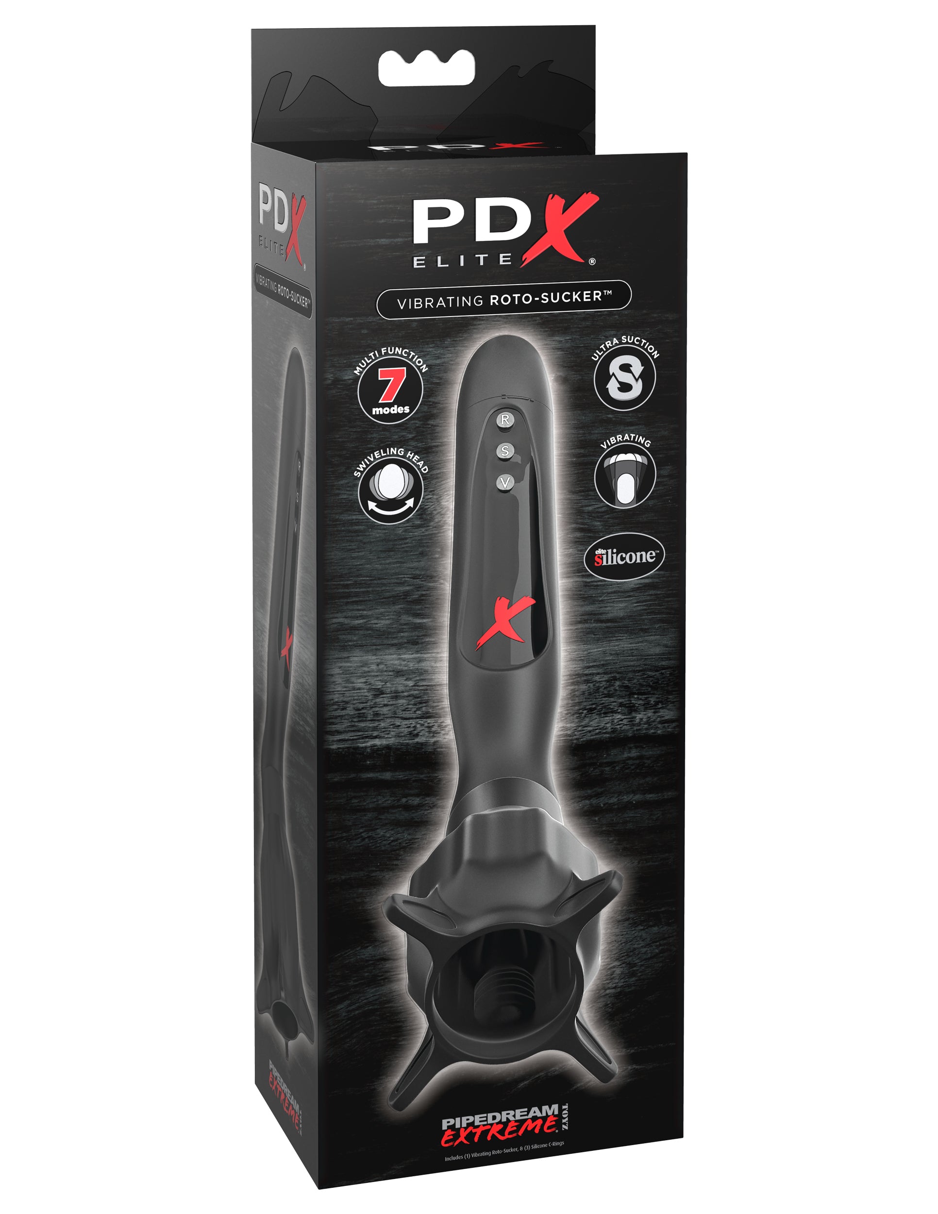 PDX Elite Vibrating Roto-Sucker - Vibrating Head Masturbator
