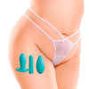 HOOKUP Bow-Tie G-String Panty with Plug, Bullet & Remote - Size XL/XXL